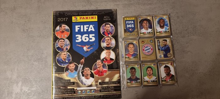 帕尼尼 - Fifa 365 2017 - 1 Empty album + complete loose sticker set