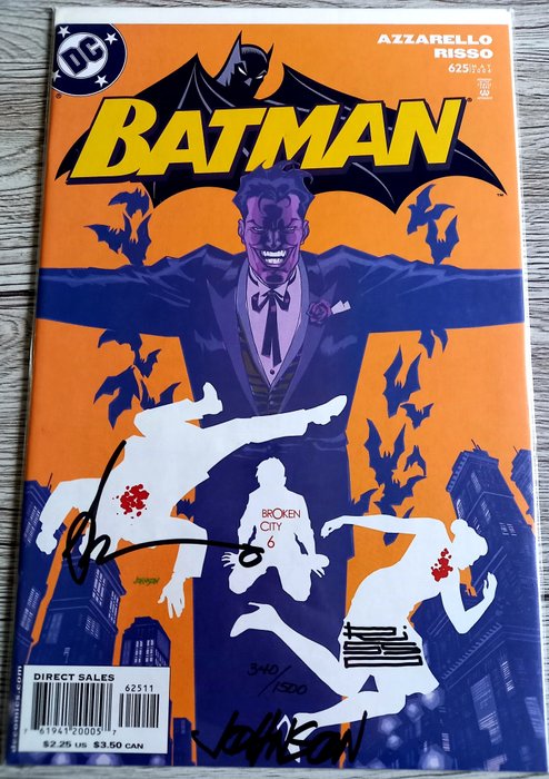 Preview of the first image of Batman #625 Limited ! With DF COA and Seal !! - Signed by Complet Team : Brian Azzarello (writer) ,.