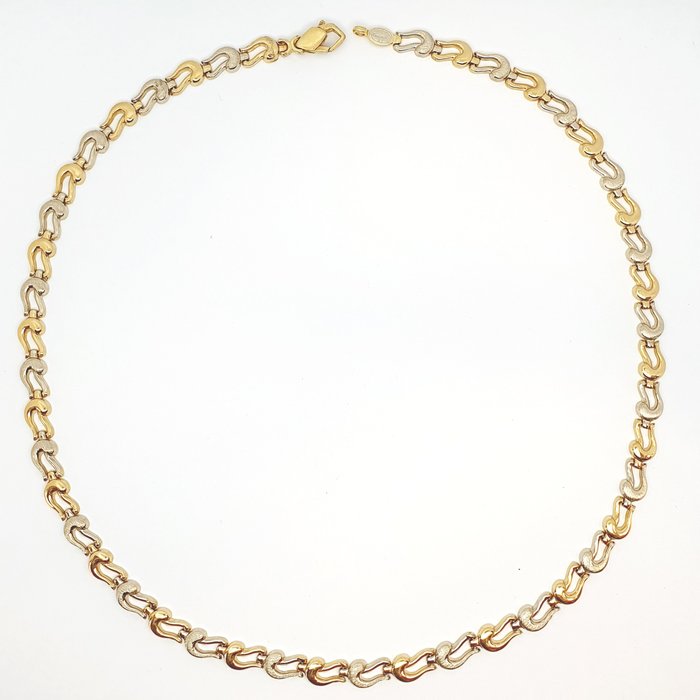 Preview of the first image of 18 kt. White gold, Yellow gold - Necklace.