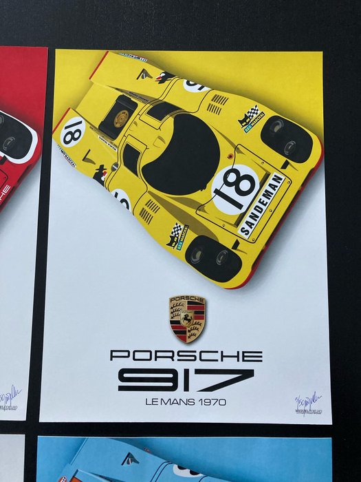 litografia - Porsche - 917 Le Mans