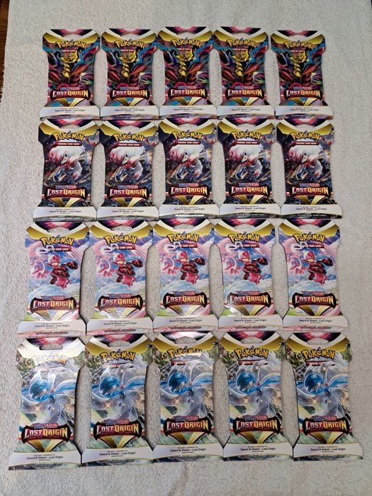 Pokemon Sword and Shield Lost Origin 8 Sleeved Boosters Packs! 