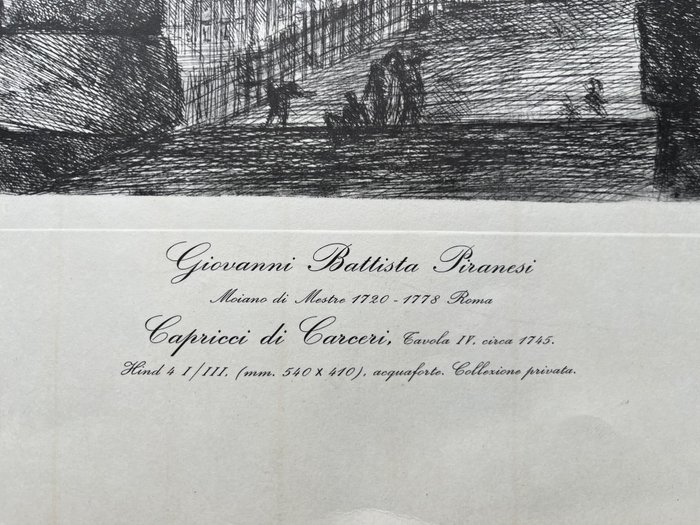Image 3 of D'apres Giovanni Battista Piranesi (1720 - 1778) - Les Prisons