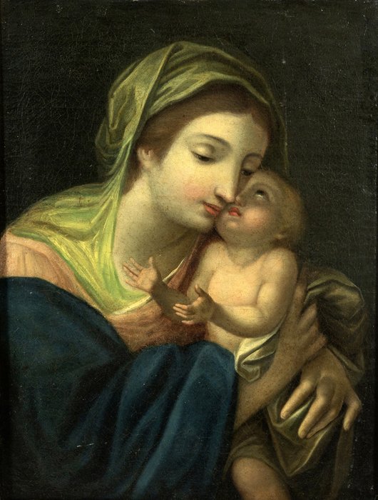 Preview of the first image of Carlo Cignani (1628-1719), follower of - Madonna col Bambino.