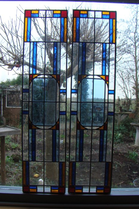 Preview of the first image of Art Deco stained glass windows (2).