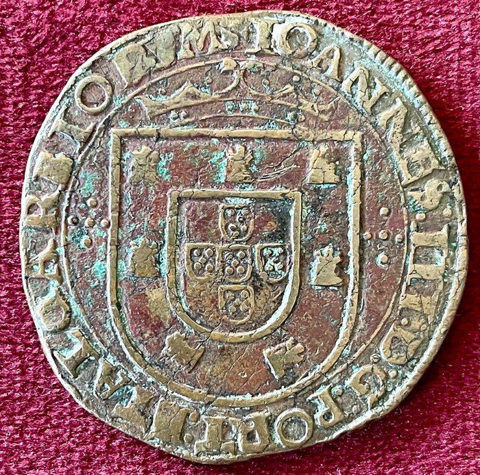 葡萄牙. D.约翰三世 (1521-1557). X Reais (Patacão), Lisboa