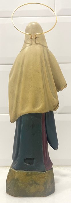 Image 3 of Sculpture, Painful Virgin, Olot - Brass, wood pulp - Early 20th century