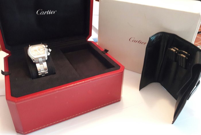 Image 2 of Cartier - Roadster Chronograph XL - 2618 - Men - 2000-2010