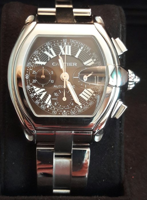 Preview of the first image of Cartier - Roadster Chronograph XL - 2618 - Men - 2000-2010.