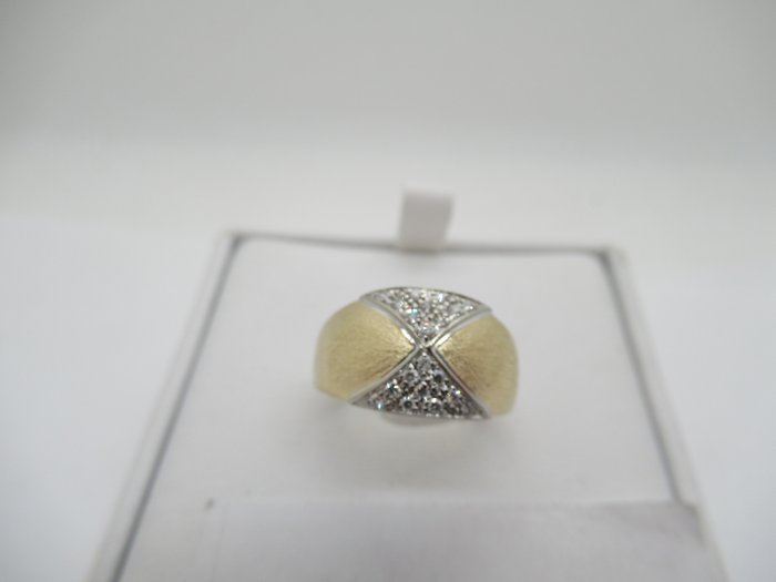 Image 2 of 18 kt. Gold - Ring - 0.15 ct