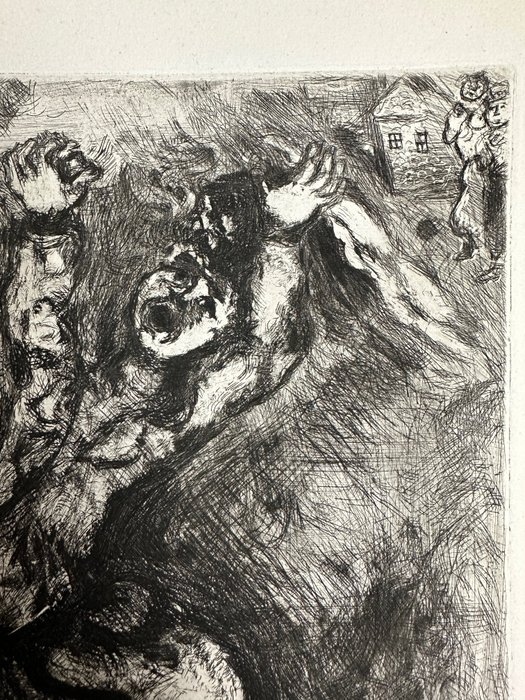 Image 3 of Marc Chagall (1887-1985) - Le fou qui vend la sagesse (Les Fables de la Fontaine)