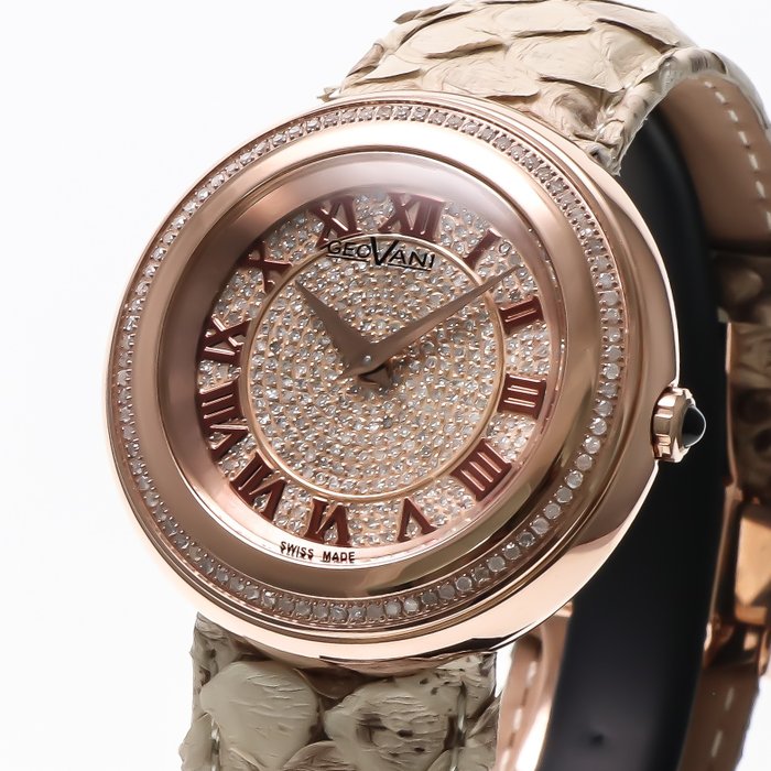 Image 2 of GEOVANI - Swiss Diamond Watch - GOL527-RL-DD-4 "NO RESERVE PRICE" - Women - 2011-present