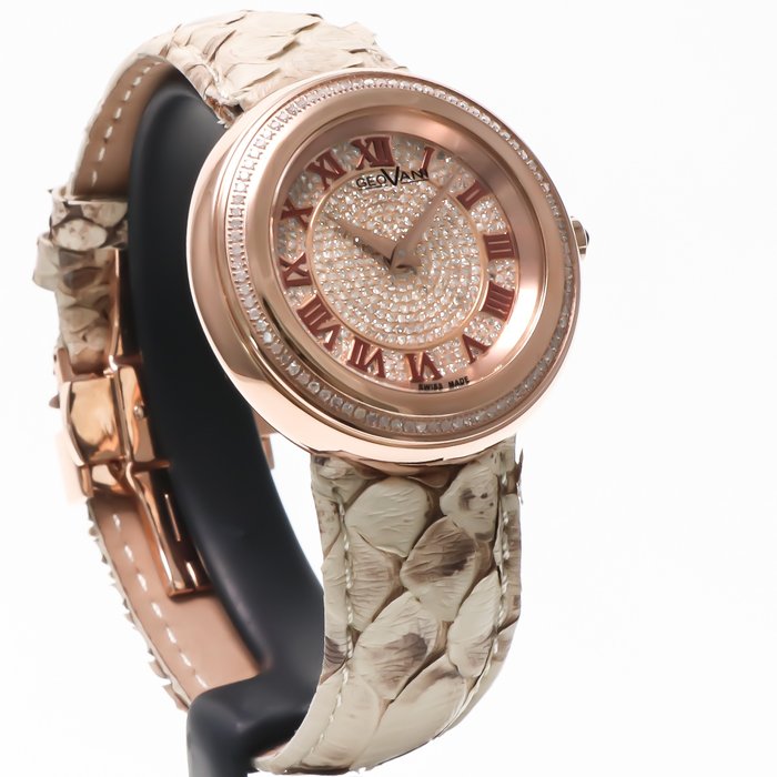 Image 3 of GEOVANI - Swiss Diamond Watch - GOL527-RL-DD-4 "NO RESERVE PRICE" - Women - 2011-present