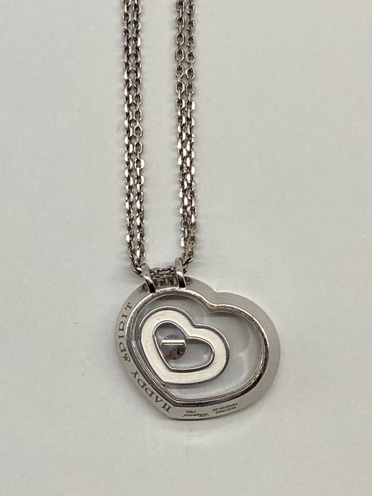 Image 2 of Chopard - 18 kt. White gold - Necklace with pendant - Diamonds
