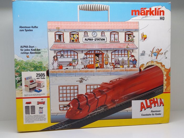 Image 3 of Märklin H0 - 2505 - Train set - Start Set "ALPHA" 1989/91