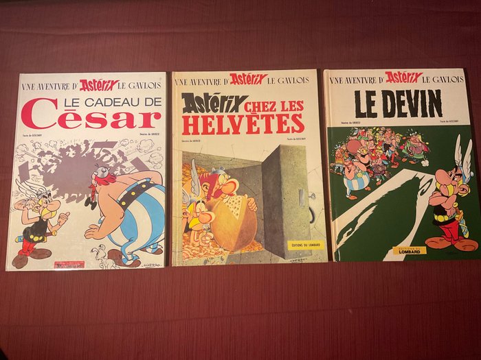 Image 2 of Astérix T16 + T19 + T21 - 3x C - First edition - (1970/1974)