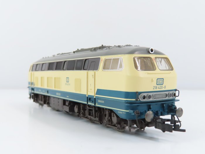 Image 3 of Fleischmann H0 - 7 4233 - Diesel-hydraulic locomotive - BR 218 "Full sound" - DB