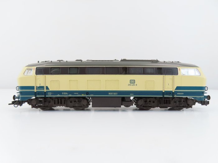 Image 2 of Fleischmann H0 - 7 4233 - Diesel-hydraulic locomotive - BR 218 "Full sound" - DB