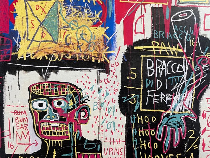 Jean-Michel Basquiat (1960-1988) - Popeye has no pork in his diet (1982)