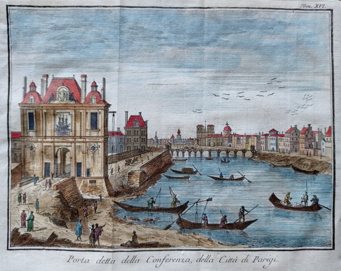 欧洲, France / Paris; T. Salmon - Porta detta della Conferenza, della Città di Parigi - 1721-1750