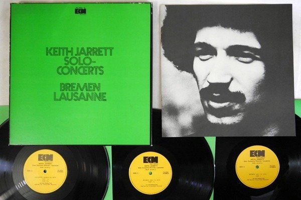 Keith Jarrett - Solo Concerts: Bremen / Lausanne / LP-Box - 3 x LP-albumi (tripla-albumi) - 1st Pressing, Japanilainen painatus - 1973