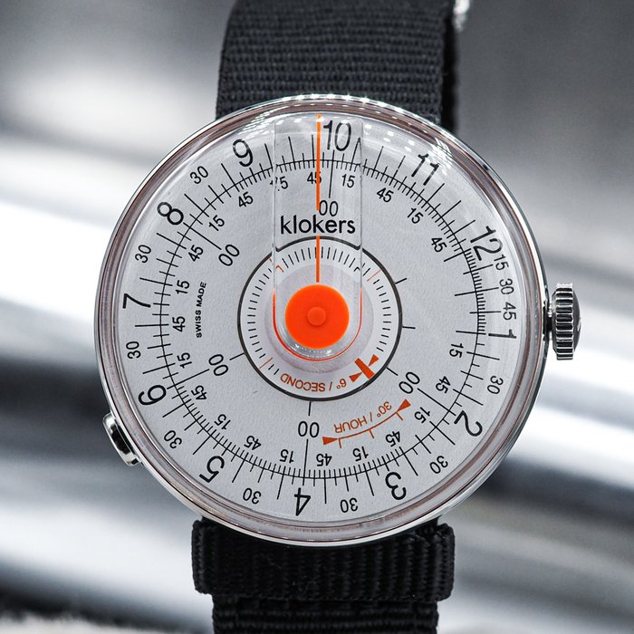 Preview of the first image of Klokers - Sixties - interchangeable watch - Klok-08-D2 - "NO RESERVE PRICE" - Unisex - 2011-present.