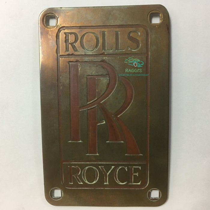 Preview of the first image of Emblem/mascot/badge - Stemma in ottone montato sulle Rolls-Royce tra il 1904 ed il 1906 - Rolls-Roy.