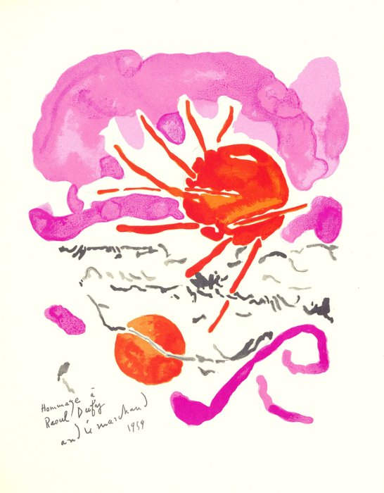 André Marchand (1907-1997) - Hommage à Raoul Dufy