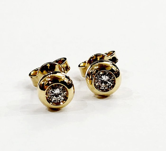 Image 3 of 18 kt. White gold - Earrings - 0.30 ct - Diamonds
