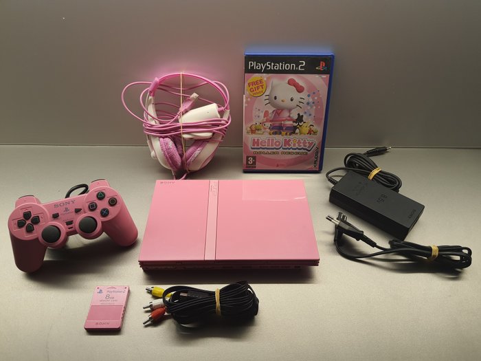 Sony Playstation 2 - Pink edition + extra's - Konsole mit Spielen