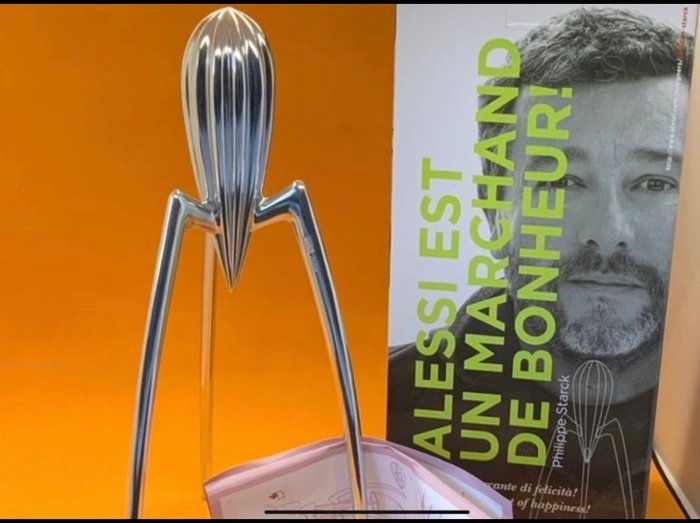 Alessi - - Philippe Starck - 果汁器 -  多汁的萨利夫 - 铝