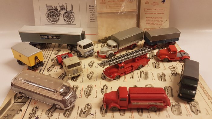 Preview of the first image of Wiking 1:87 - Model cars - Trucks, documentation and parts.