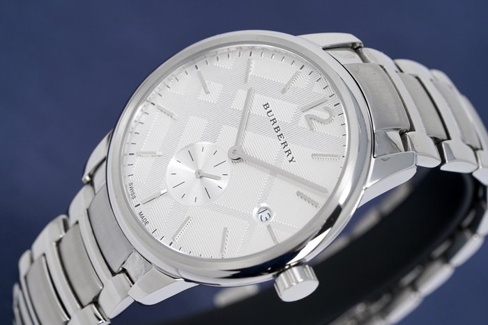 Preview of the first image of Burberry - The Classic Silver + FREE SHIPPING - BU10004 - Men - 2011-present.