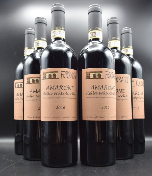 2016 Ferragù - Amarone della Valpolicella - 6 Botellas (0,75 L)