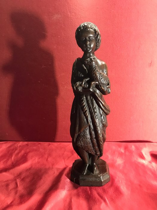 Preview of the first image of Sculpture, St. John - Wood - 19th century.