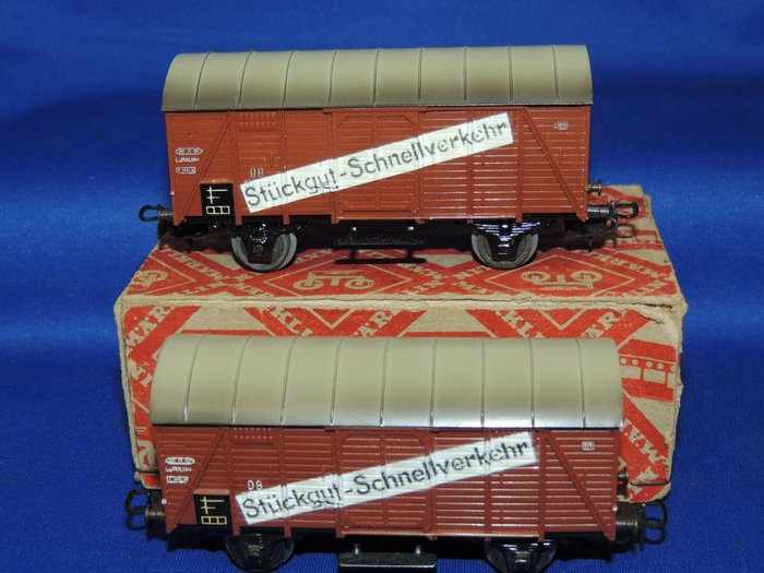 Image 2 of Märklin H0 - 306/2 / 4507.1 - Freight carriage - 4x freight cars "General cargo express traffic"