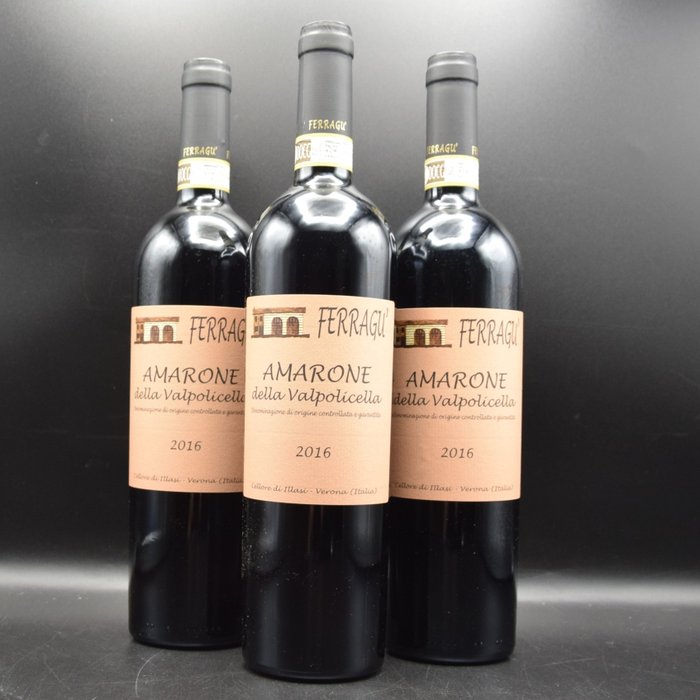 2016 Ferragù - Amarone della Valpolicella - 3 Botellas (0,75 L)