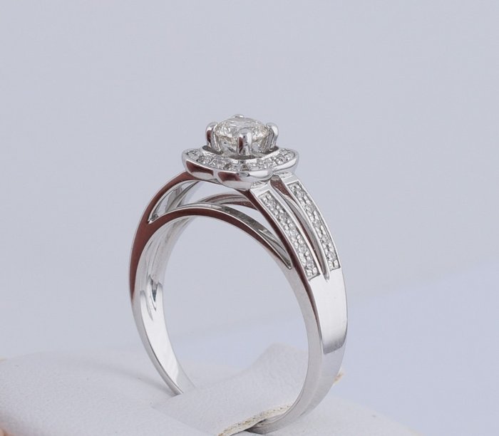 Image 2 of Mauboussin - 18 kt. White gold - Ring - 0.30 ct Diamond - Diamonds