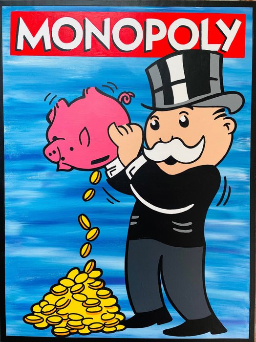 Preview of the first image of Xavier Van Walsem - Mr Monopoly Piggy.