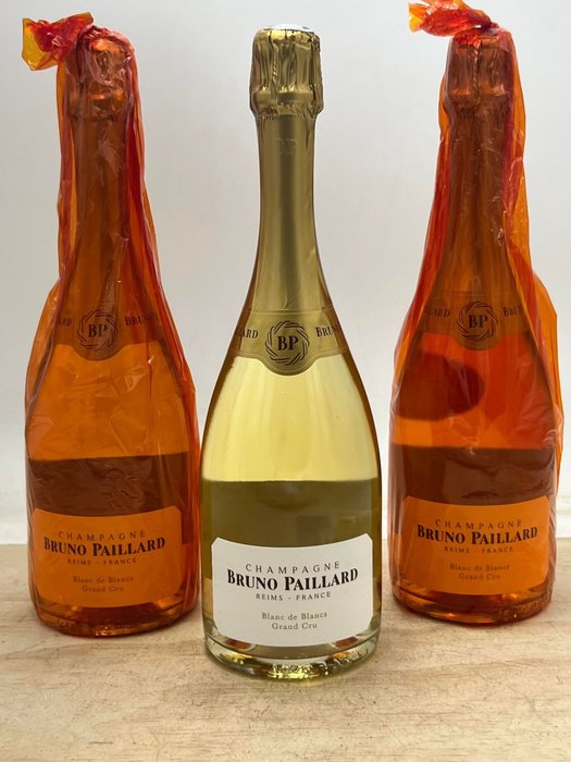 Bruno Paillard, Extra Brut Blanc de Blancs - 香槟地 Grand Cru - 3 Bottles (0.75L)