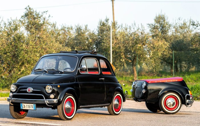 Fiat - 500 + Trailer 