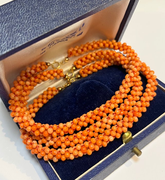 Image 2 of 18 kt. Yellow gold - Bracelet Coral - Sciacca