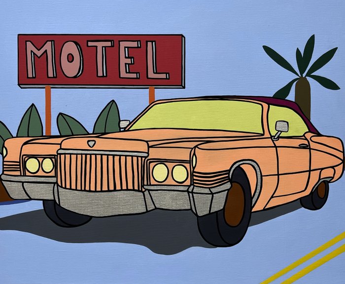 Preview of the first image of Cyprien Garan - Cadillac Motel - 1970.