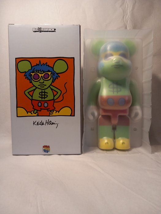 Image 3 of Medicom Toy Be@rbrick - Bearbrick Keith Haring Andy Mouse Bearbrick 400%