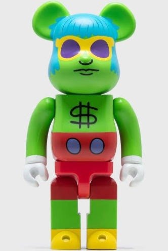 Preview of the first image of Medicom Toy Be@rbrick - Bearbrick Keith Haring Andy Mouse Bearbrick 400%.