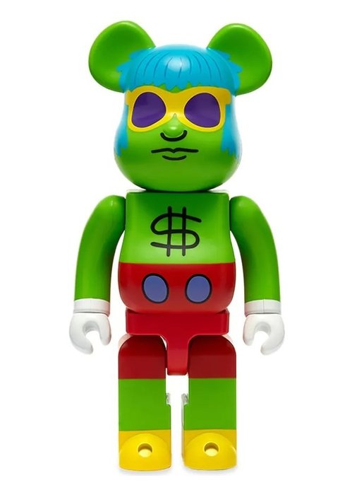 Image 3 of Medicom Bearbrick 400% - Andy Mouse (Keith Haring)