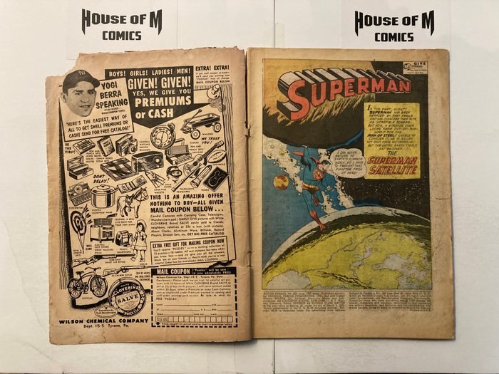 Image 3 of Action Comics # 229 & 232 starring Superman. Very Early Silver Age Gems! Over 65 Years Old! - appea
