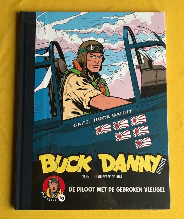Buck Danny – De piloot met de gebroken vleugel – Luxe hardcover met linnen rug – Oplage 150ex. – Eerste druk – (2022)