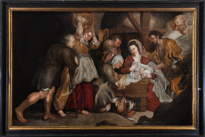 Image 3 of Scuola Fiamminga (XVIII) - Adorazione del bambino