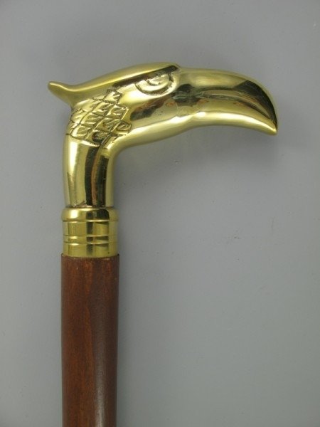 手杖 - 木, 黄铜