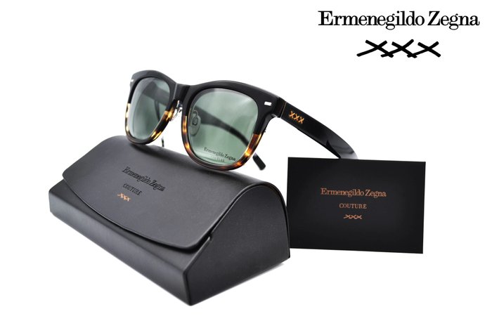 Ermenegildo Zegna - ZEGNA COUTURE XXX - ZC0001 05R - Green POLARIZED Lenses by Zeiss - Exclusive Acetate Design  - - Occhiali da sole